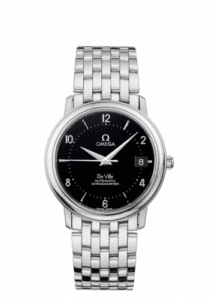 Omega De Ville Prestige Automatic 34.7 Stainless Steel / Black / Bracelet 4500.50.00