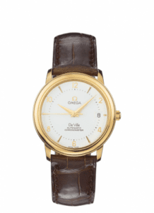 Omega De Ville Prestige Automatic 34.7 Yellow Gold / White 4600.30.02
