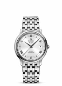 Omega De Ville Prestige Co-Axial 36.8 Stainless Steel / Vintage Silver / Bracelet 424.10.37.20.04.001