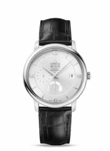Omega De Ville Prestige Co-Axial 39.5 Power Reserve Stainless Steel / Silver 424.13.40.21.02.001