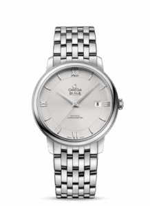 Omega De Ville Prestige Co-Axial 39.5 Stainless Steel / Silver / Bracelet 424.10.40.20.02.003