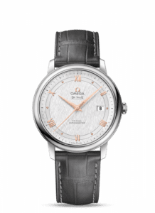 Omega De Ville Prestige Co-Axial 39.5 Stainless Steel / Vintage Silk Silver 424.13.40.20.02.005