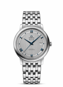 Omega De Ville Prestige Co-Axial 39.5 Stainless Steel / Vintage Silver / Bracelet 424.10.40.20.02.001