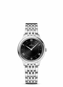 Omega De Ville Quartz 30 Stainless Steel / Black / Bracelet 434.10.30.60.01.001