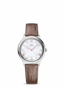 Omega De Ville Quartz 30 Stainless Steel / MOP - Diamond 434.13.30.60.55.001