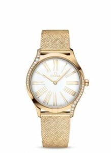 Omega De Ville Trésor 36 Moonshine Gold / White / Mesh 428.55.36.60.04.001
