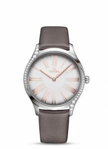 Omega De Ville Trésor 39 Stainless Steel / Silver Roman / Fabric 428.17.39.60.02.001