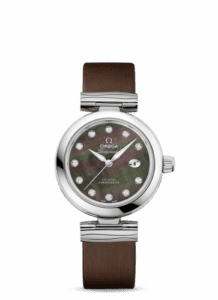 Omega LadyMatic Co-Axial 34 Stainless Steel / Brown MOP 425.32.34.20.57.004