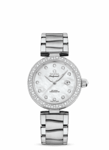 Omega LadyMatic Co-Axial 34 Stainless Steel / Diamond / MOP / Bracelet 425.35.34.20.55.002