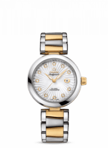 Omega LadyMatic Co-Axial 34 Stainless Steel / Yellow Gold / MOP / Bracelet 425.20.34.20.55.002