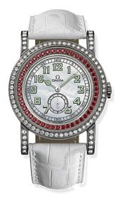 Omega Museum Collection N° 1 "Pilots 1938" Aquarella Rubies 5780.71.56