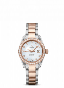 Omega Seamaster Aqua Terra 150M Automatic 29.2 Stainless Steel / Red Gold / Diamond / MOP / Bracelet 2365.75.00