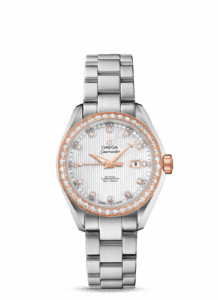 Omega Seamaster Aqua Terra 150M Co-Axial 34 Stainless Steel / Red Gold / Diamond / MOP / Bracelet 231.25.34.20.55.003