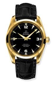 Omega Seamaster Aqua Terra 150M Co-Axial 39.2 Railmaster Yellow Gold / Black Alligator 2603.52.31