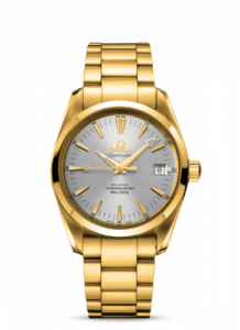 Omega Seamaster Aqua Terra 150M Co-Axial 39.2 Yellow Gold / Silver / Bracelet 2103.30.00