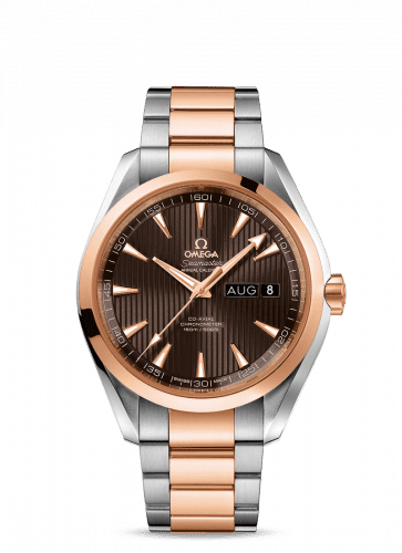 Omega Seamaster Aqua Terra 150M Co-Axial 43 Annual Calendar Stainless Steel / Red Gold / Grey / Bracelet 231.20.43.22.06.002