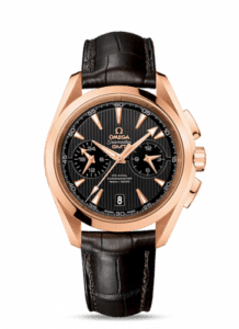 Omega Seamaster Aqua Terra 150M Co-Axial 43 GMT Chronograph Red Gold / Grey 231.53.43.52.06.001