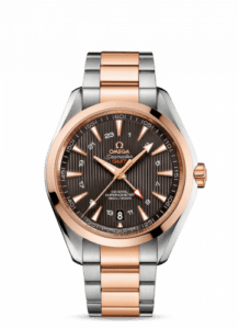 Omega Seamaster Aqua Terra 150M Co-Axial 43 GMT Stainless Steel / Red Gold / Grey / Bracelet 231.20.43.22.06.003