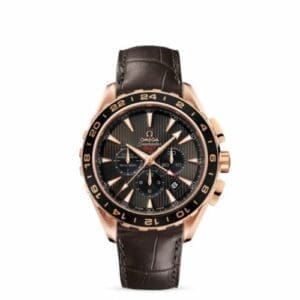 Omega Seamaster Aqua Terra 150M Co-Axial 44 GMT Chronograph Red Gold / Grey 231.53.44.52.06.001