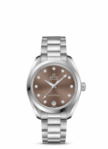 Omega Seamaster Aqua Terra 150M Master Chronometer 34 Stainless Steel / Brown / Bracelet 220.10.34.20.63.001