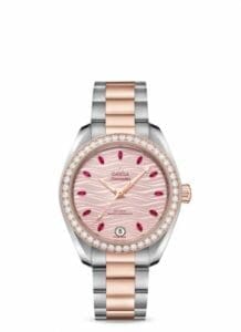 Omega Seamaster Aqua Terra 150M Master Chronometer 34 Stainless Steel / Sedna Gold / Diamond / Pink - Ruby / Bracelet 220.25.34.20.60.001