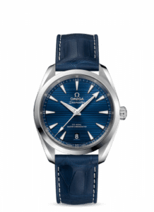 Omega Seamaster Aqua Terra 150M Master Chronometer 38 Stainless Steel / Blue / Alligator 220.13.38.20.03.001