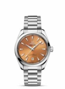 Omega Seamaster Aqua Terra 150M Master Chronometer 38 Stainless Steel / Saffron / Bracelet 220.10.38.20.12.001