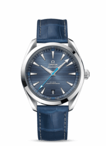 Omega Seamaster Aqua Terra 150M Master Chronometer 41 Stainless Steel / Blue / Alligator 220.13.41.21.03.002