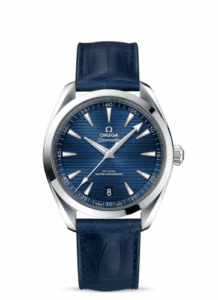 Omega Seamaster Aqua Terra 150M Master Chronometer 41 Stainless Steel / Blue / Alligator 220.13.41.21.03.003