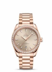 Omega Seamaster Aqua Terra 150M Master Chronometer Small Seconds 38 Sedna Gold - Diamond / Pink / Bracelet 220.55.38.20.09.001
