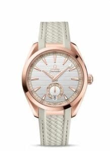 Omega Seamaster Aqua Terra 150M Master Chronometer Small Seconds 41 Sedna Gold / Silver / Rubber 220.52.41.21.02.001