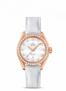 Omega Seamaster Aqua Terra 150M Master Co-Axial 34 Sedna Gold / Diamond / MOP 231.58.34.20.55.003