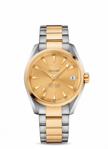 Omega Seamaster Aqua Terra 150M Master Co-Axial 38.5 Stainless Steel / Yellow Gold / Champagne 231.20.39.21.08.001