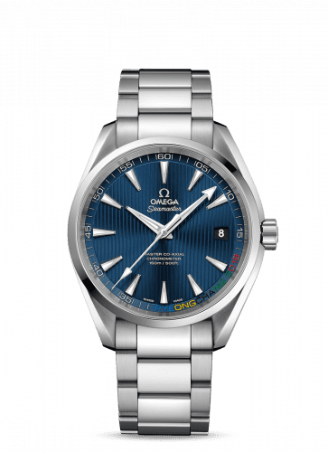 Omega Seamaster Aqua Terra 150m Master Co-Axial 41.5 Stainless Steel / Blue / Bracelet / Olympic Collection PyeongChang 2018 522.10.42.21.03.001