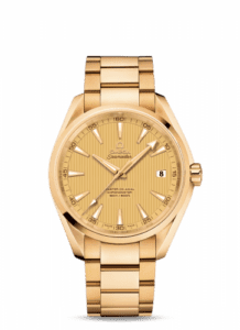 Omega Seamaster Aqua Terra 150m Master Co-Axial 41.5 Yellow Gold / Champagne / Bracelet 231.50.42.21.08.001