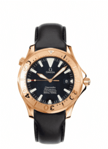 Omega Seamaster Diver 300M Automatic 41 Red Gold / Black / Rubber 2636.50.91