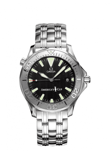 Omega Seamaster Diver 300M Automatic 41 Stainless Steel / White Gold / Black / Bracelet / America's Cup 2533.50.00