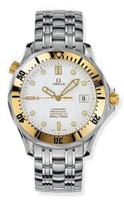 Omega Seamaster Diver 300M Automatic 41 Stainless Steel / Yellow Gold / White / Bracelet 2432.20.00