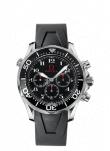 Omega Seamaster Diver 300M Automatic 41.5 Chronograph Stainless Steel / Black / Rubber / Olympic Timeless 2896.51.91