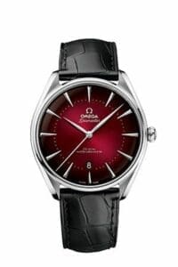 Omega Seamaster Master Co-Axial 39.5 Hong Kong Edition Stainless Steel / Red / Alligator 511.13.40.20.11.001