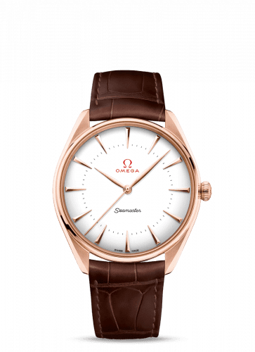 Omega Seamaster Master Co-Axial 39.5 Olympic Games Gold Sedna Gold / Enamel / Alligator 522.53.40.20.04.003