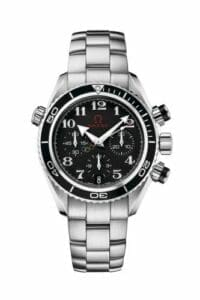 Omega Seamaster Planet Ocean 600M Co-Axial 37.5 Chronograph Stainless Steel / Black / Bracelet / Olympic Timeless 222.30.38.50.01.003
