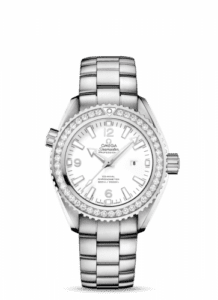 Omega Seamaster Planet Ocean 600M Co-Axial 37.5 Stainless Steel / Diamond / White / Bracelet 232.15.38.20.04.001