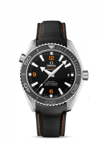 Omega Seamaster Planet Ocean 600M Co-Axial 42 Stainless Steel / Orange Numerals / Rubber 232.32.42.21.01.005