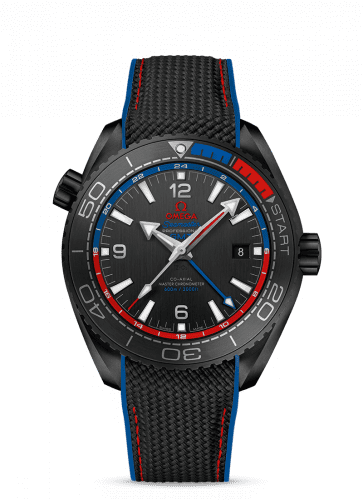 Omega Seamaster Planet Ocean 600M Co-Axial 45.5 Master Chronometer GMT Deep Black ETNZ 215.92.46.22.01.004