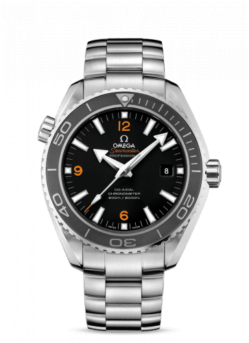 Omega Seamaster Planet Ocean 600M Co-Axial 45.5 Stainless Steel / Orange Numerals / Bracelet 232.30.46.21.01.003