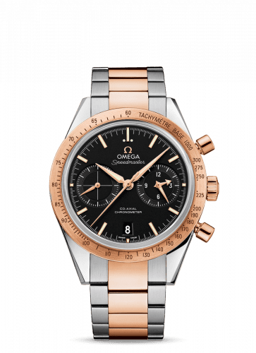 Omega Speedmaster 57 Co-Axial Stainless Steel / Red Gold / Black / Bracelet 331.20.42.51.01.002