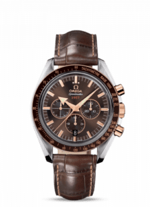 Omega Speedmaster Broad Arrow 1957 Stainless Steel / Red Gold / Brown 321.93.42.50.13.001