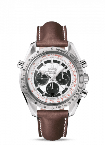 Omega Speedmaster Broad Arrow Co-Axial Rattrapante Stainless Steel / Panda 3882.31.37
