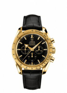 Omega Speedmaster Broad Arrow Yellow Gold / Black 3651.50.31